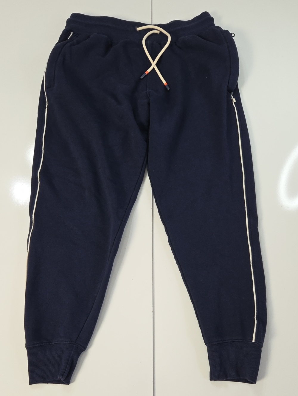 cotopaxi Navy Sweatpants with Cream Drawstring